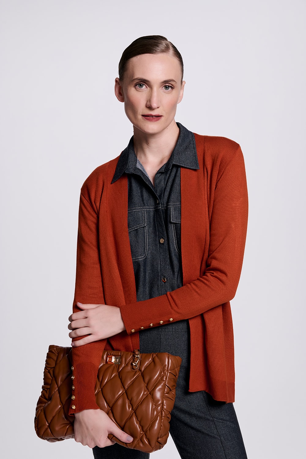 CARDIGAN COM BOTÕES - LILAS