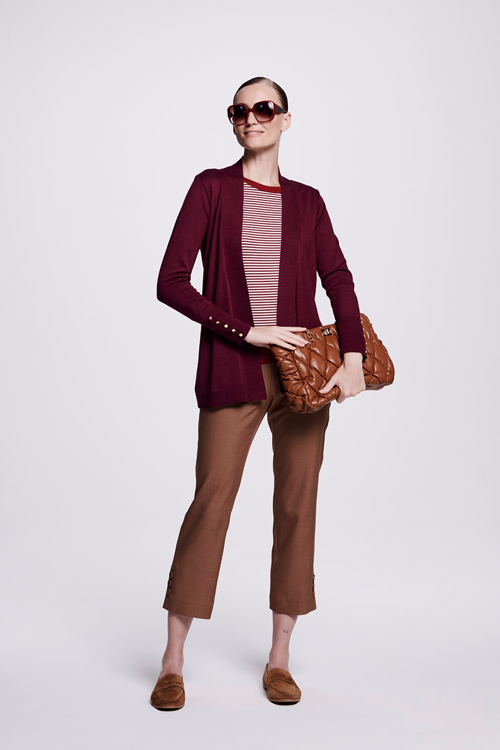 CARDIGAN COM BOTÕES - LILAS